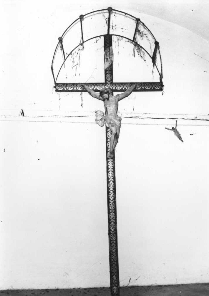 crocifisso - bottega marchigiana (fine/inizio secc. XVIII/ XIX)