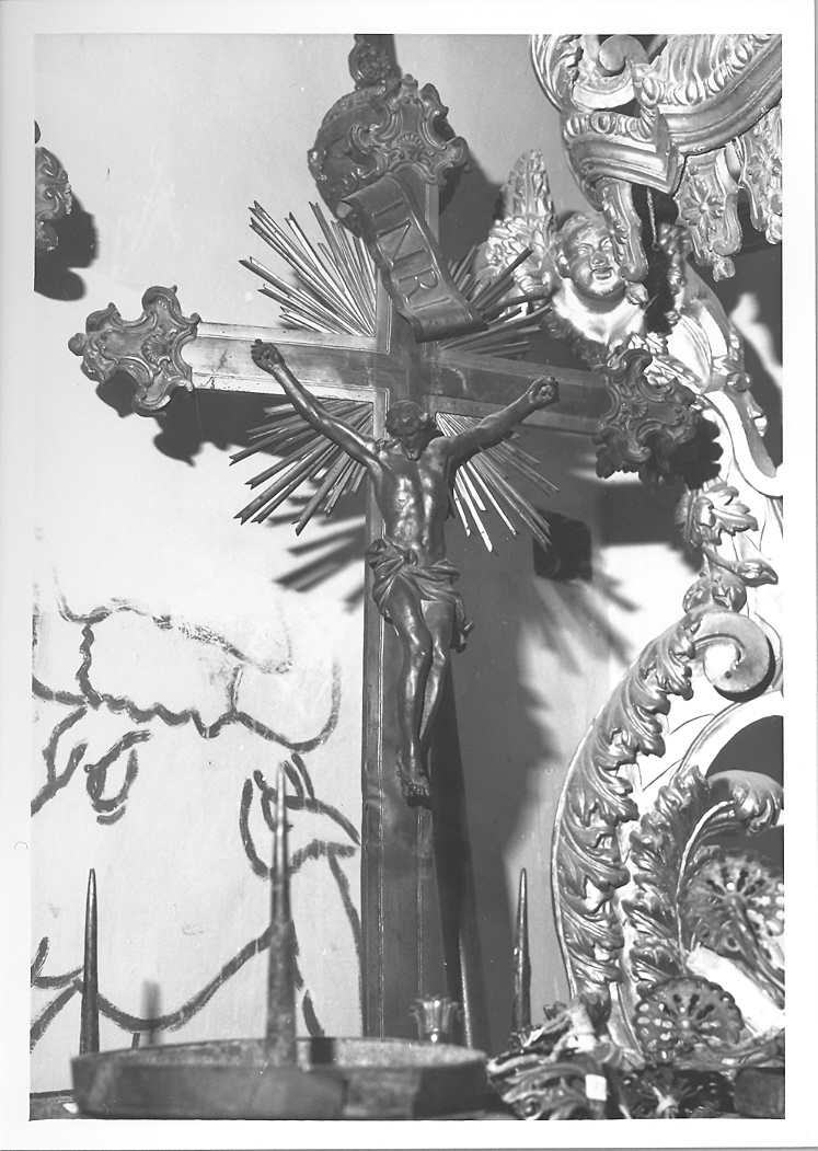 crocifisso - bottega italiana (prima metà sec. XVIII)