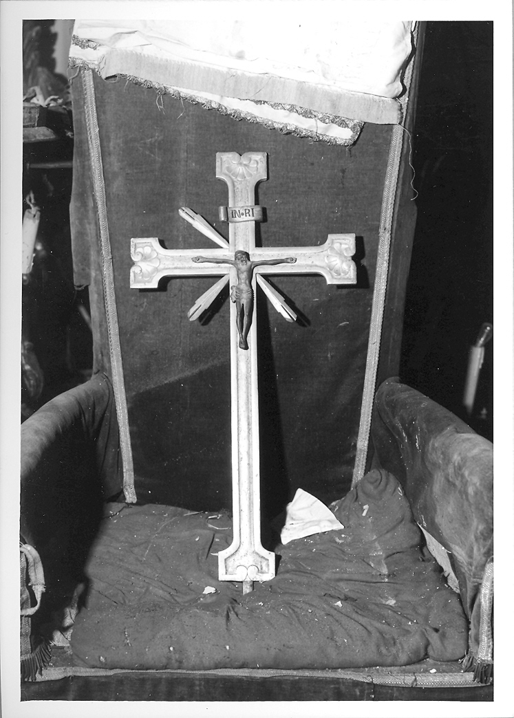 crocifisso - bottega italiana (metà sec. XVIII, sec. XIX)