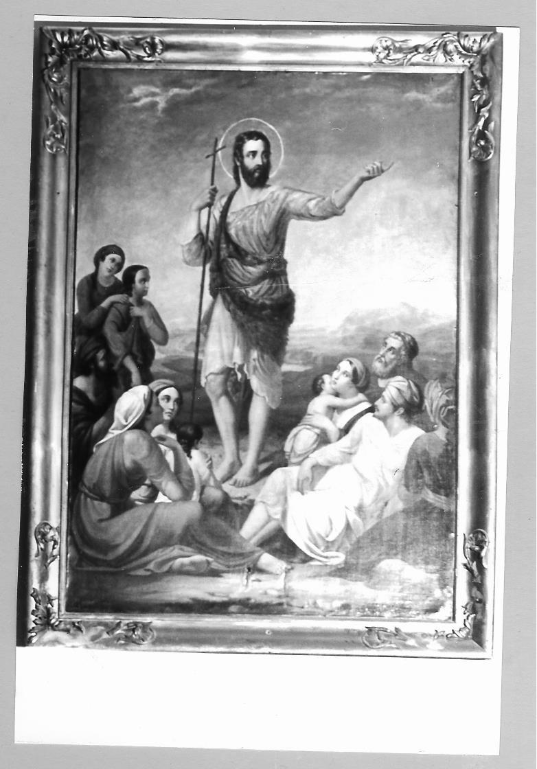 San Giovanni Battista predica nel deserto (dipinto) di Bonarelli Godeardo (sec. XIX)