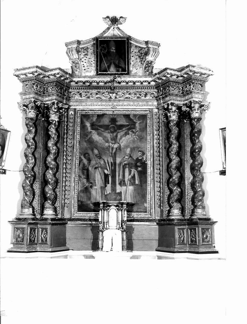 mostra architettonica d'altare - bottega marchigiana (sec. XVII)