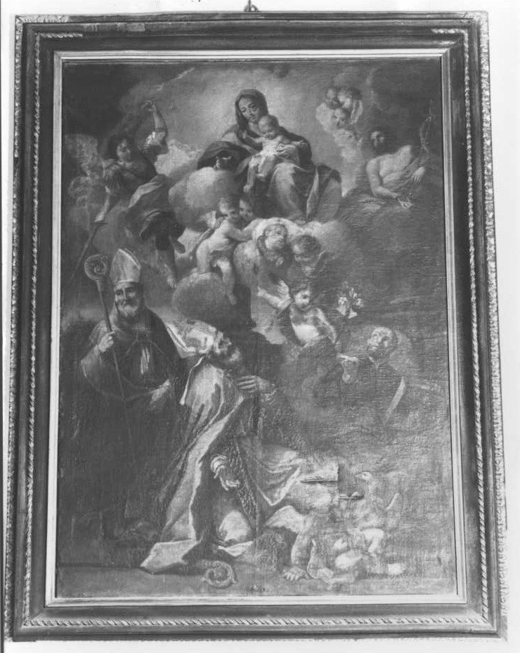 Madonna con Bambino e Santi (dipinto) - ambito bolognese (sec. XVIII)