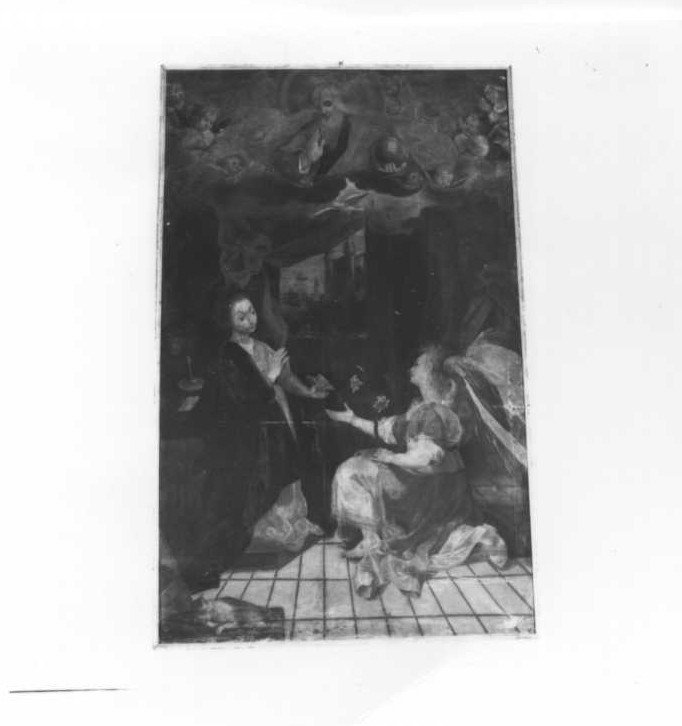 Annunciazione (dipinto) di Fiori Federico detto Barocci (maniera) (sec. XVII)