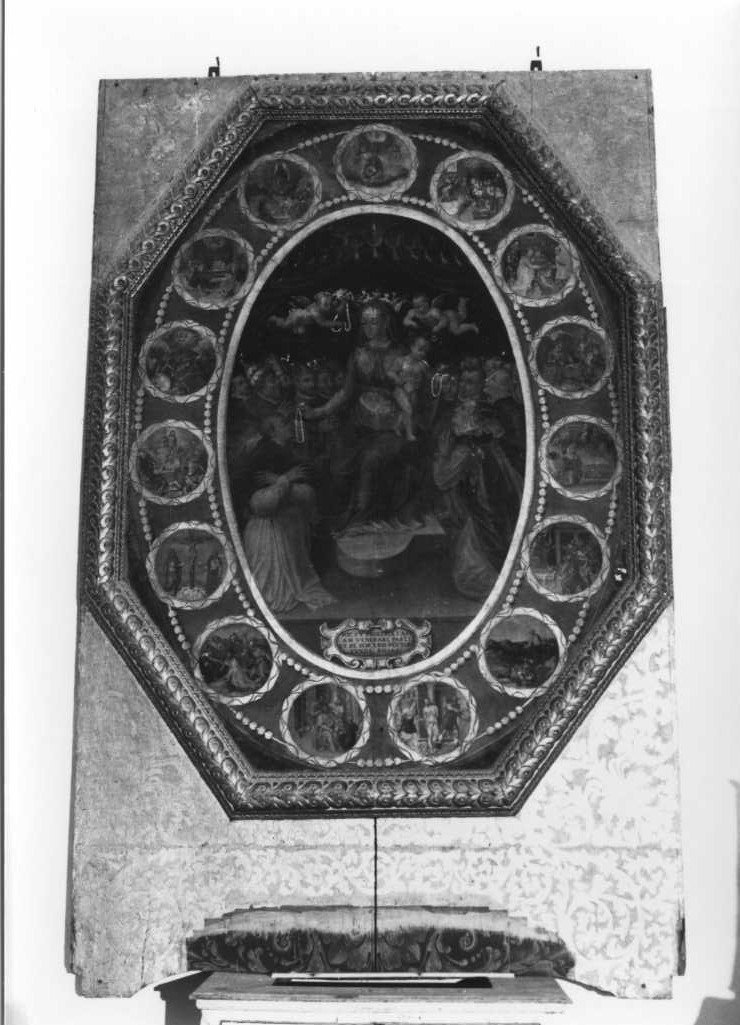 Madonna del Rosario (dipinto) - ambito marchigiano (sec. XVI)