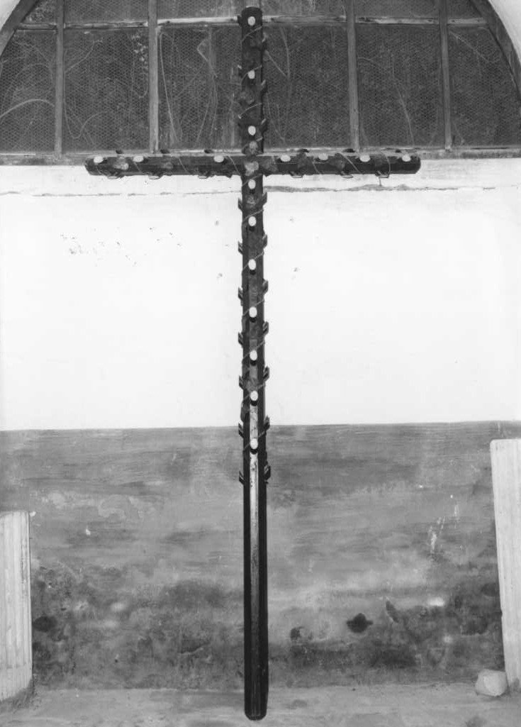 croce processionale - bottega marchigiana (fine/inizio secc. XVIII/ XIX)