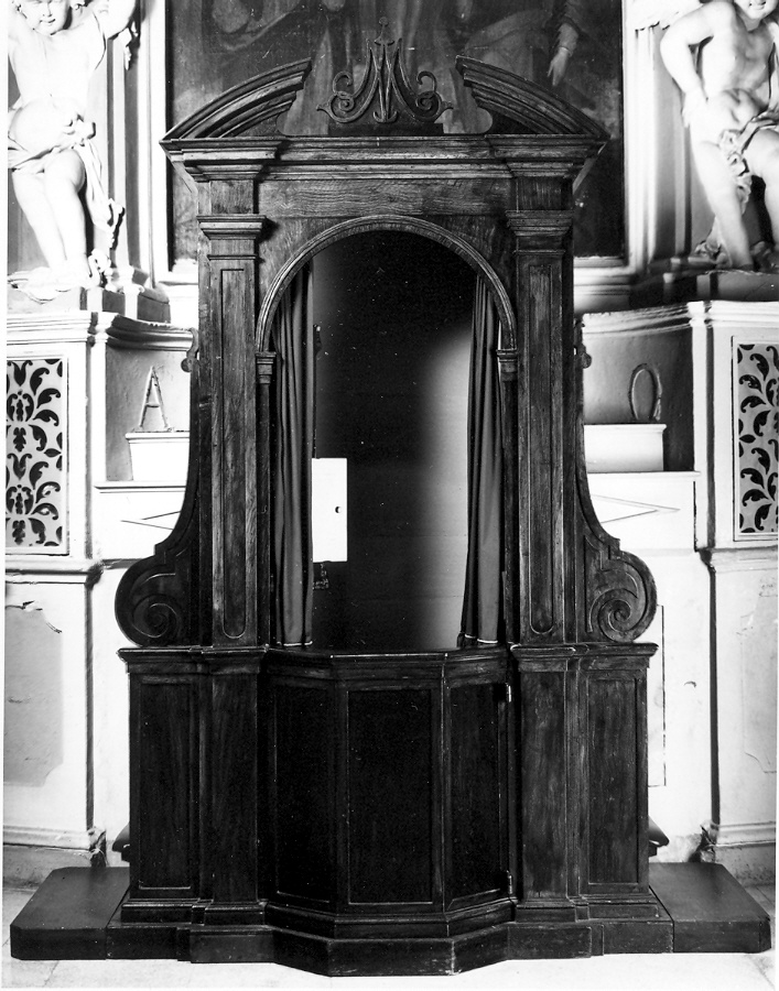 confessionale - bottega marchigiana (metà sec. XVIII)