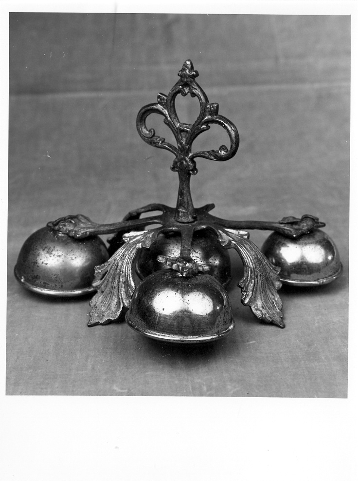 campanello d'altare multiplo - bottega italiana (primo quarto sec. XX)