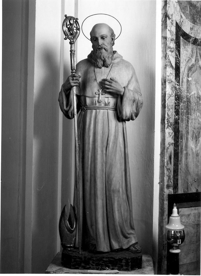 San Macario (statua) di Mussner Giacomo Vincenzo (prima metà sec. XX)