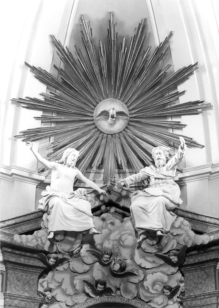 Dio Padre e Cristo (gruppo scultoreo) di Monti Marco (sec. XVIII)