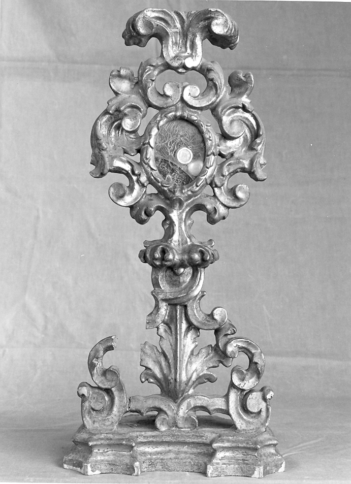 reliquiario - a ostensorio - bottega marchigiana (sec. XVIII)