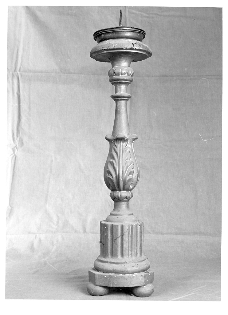 candelabro, serie - bottega marchigiana (prima metà sec. XIX)