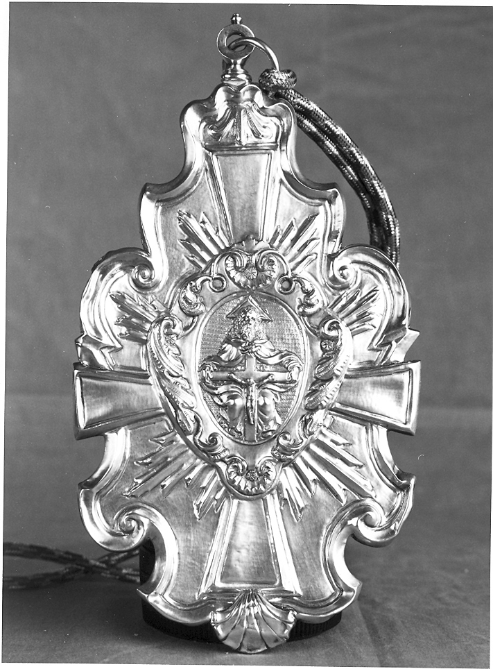 Trinità (emblema di confraternita) - bottega marchigiana (sec. XIX)