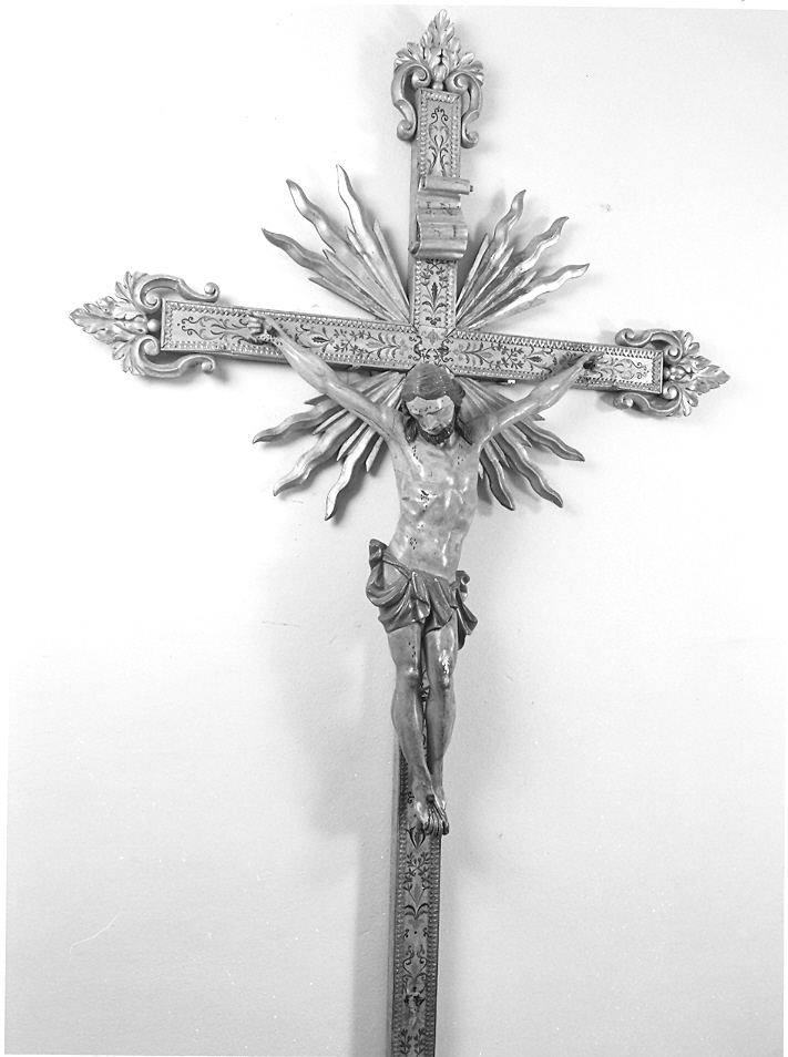 croce processionale - bottega marchigiana (sec. XIX)