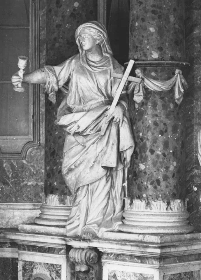 allegoria della Fede cristiana (statua) - ambito marchigiano (prima metà sec. XVIII)