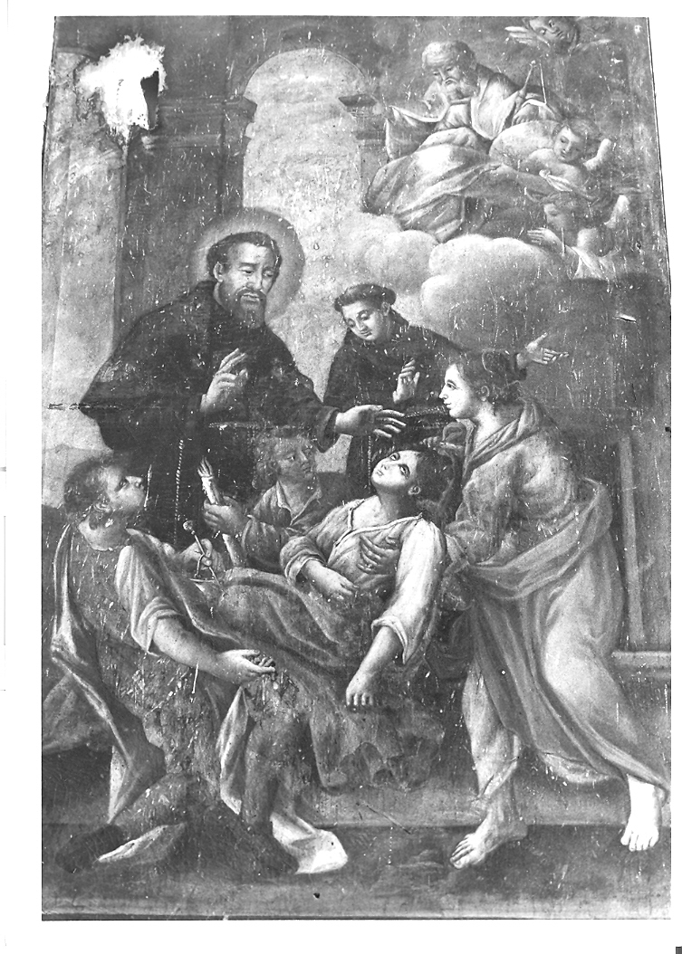Santo francescano (dipinto) - ambito marchigiano (metà sec. XVIII)