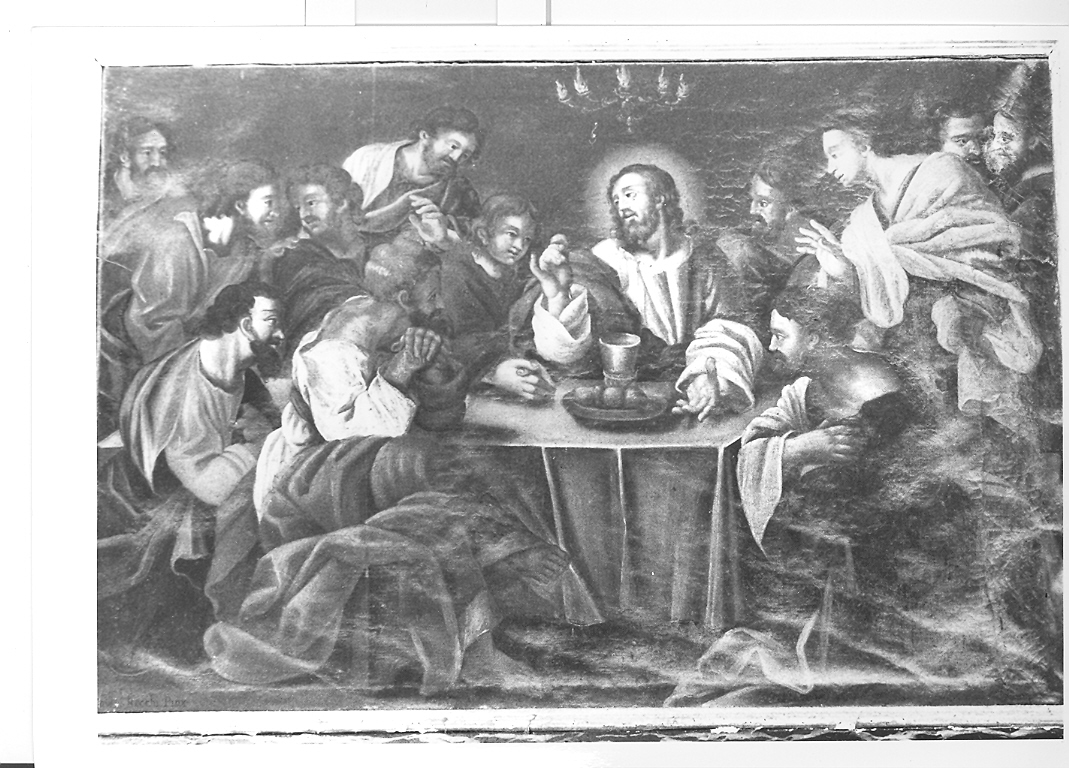 ultima cena (dipinto) - ambito marchigiano (sec. XVIII)