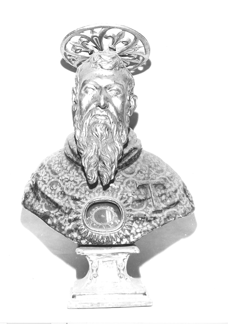 reliquiario - a busto - bottega romana (sec. XVII)
