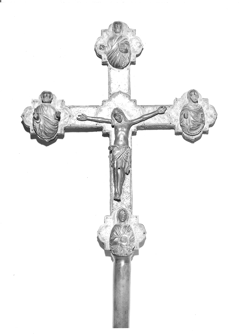 crocifisso - bottega romana (fine/inizio secc. XV/ XVI)