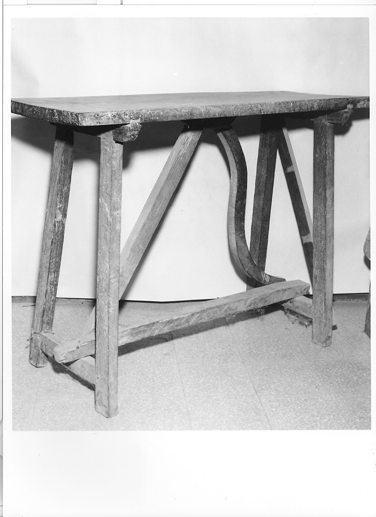 tavolino - bottega marchigiana (fine/inizio secc. XV/ XVI)