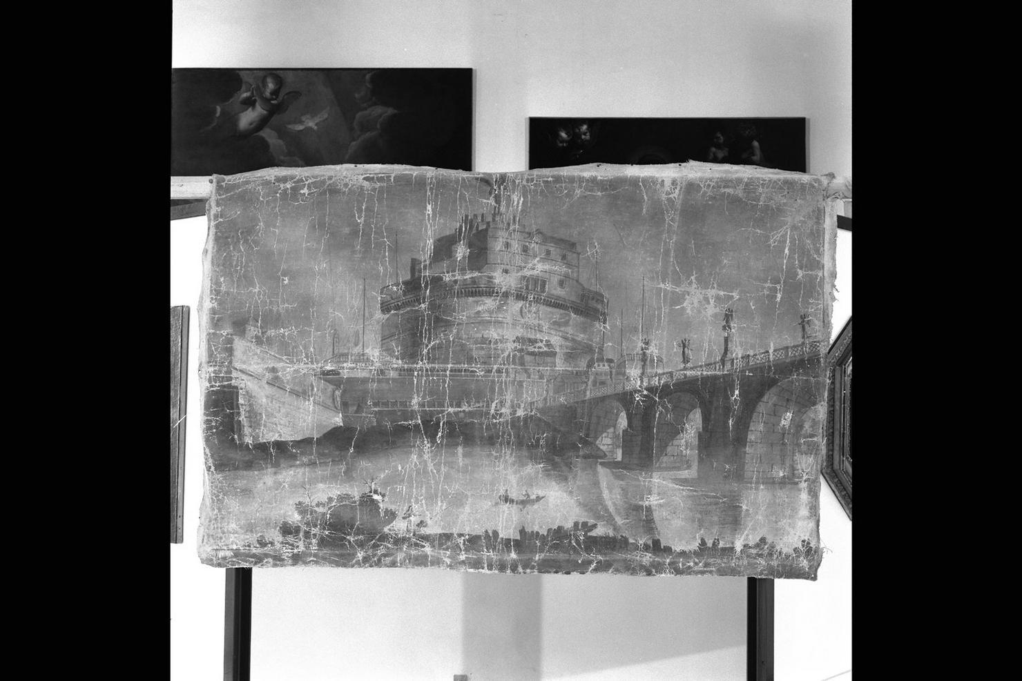 Castel Sant'Angelo (dipinto) - ambito marchigiano (sec. XIX)