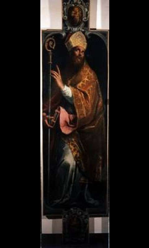 San Nicola di Bari (dipinto) di Ridolfi Claudio (attribuito) (secondo quarto sec. XVII)