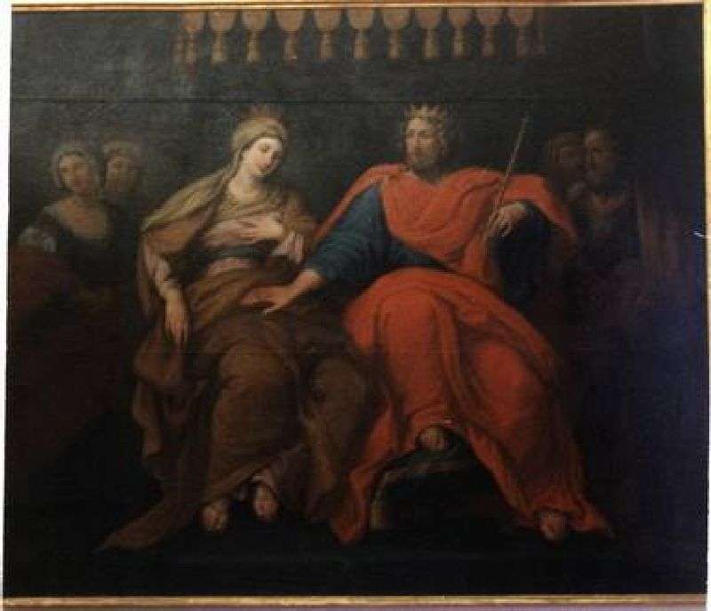Salomone e Betsabea (dipinto) di Antonozzi Francesco (prima metà sec. XVIII)
