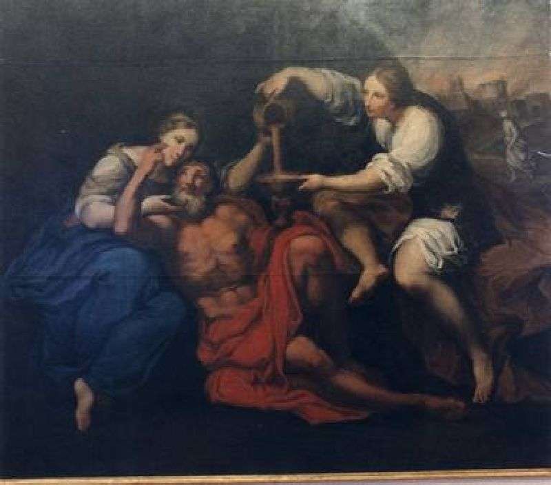 Lot e le figlie (dipinto) di Antonozzi Francesco (prima metà sec. XVIII)