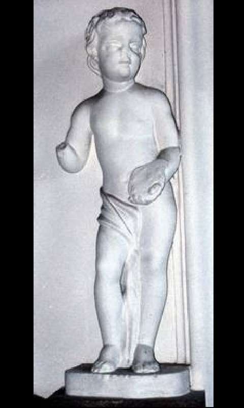 putto (statua, elemento d'insieme) - ambito Italia centrale (prima metà sec. XVII)