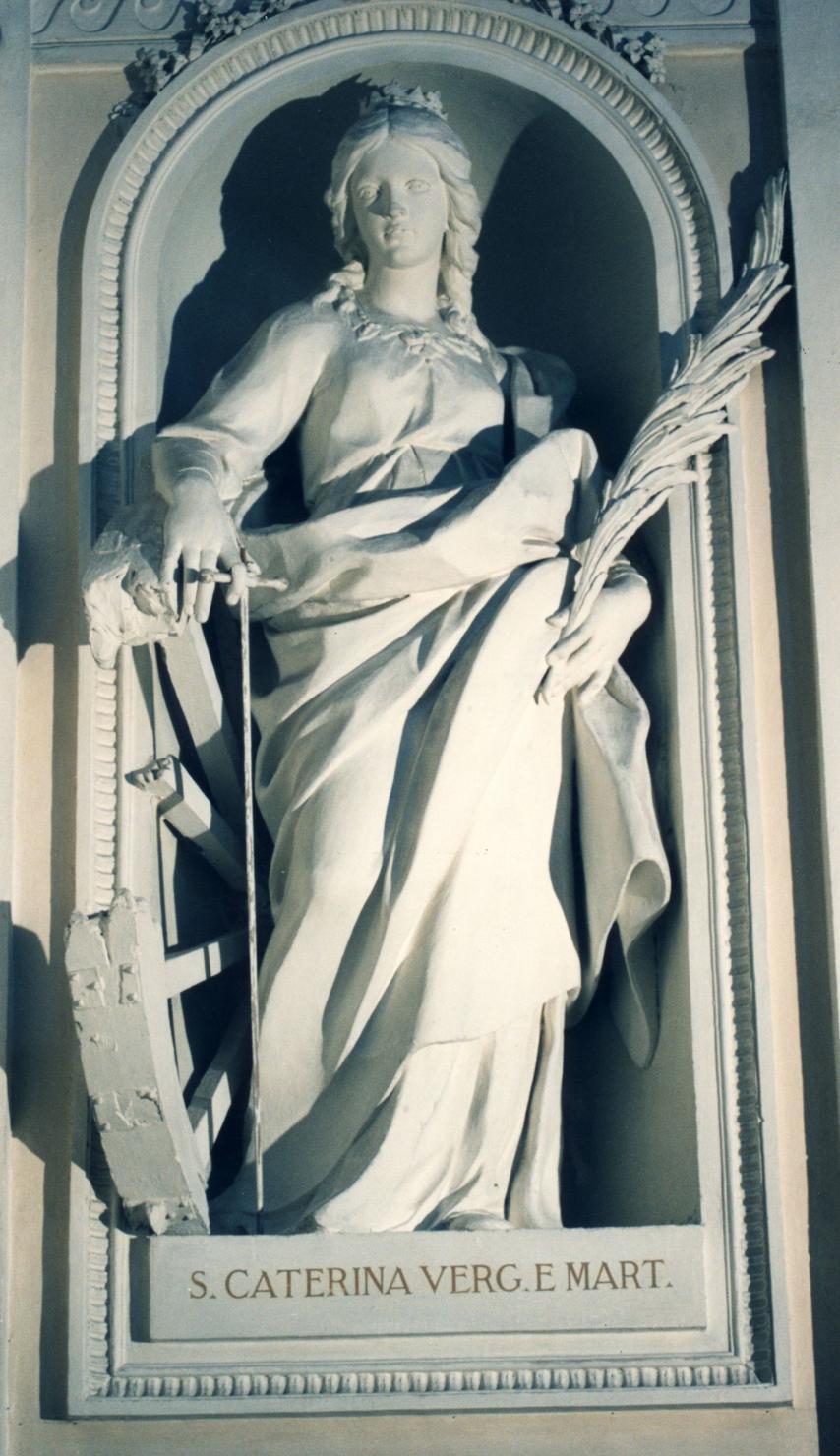 Santa Caterina (statua) di Amantini Tommaso (attribuito) (sec. XVII)
