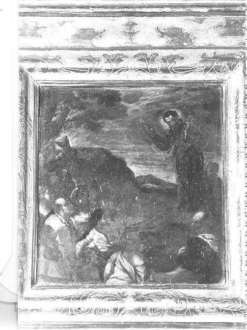 predica di San Francesco d'Assisi (dipinto) di Ramazzani Ercole (maniera) (sec. XVI)