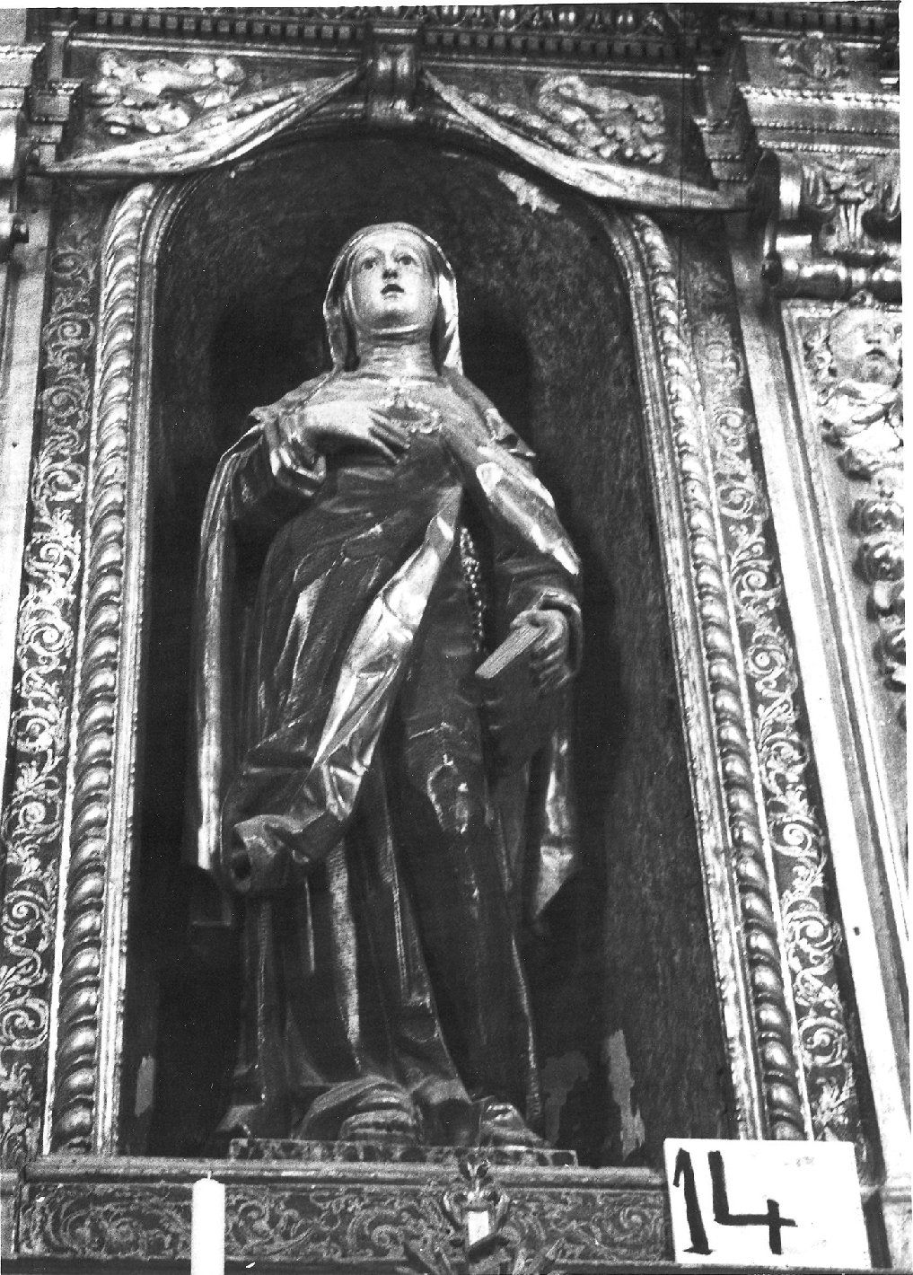 Santa Teresa (statua) di Scaglia Leonardo (attribuito), Giglioni Francesco (attribuito) (sec. XVII)