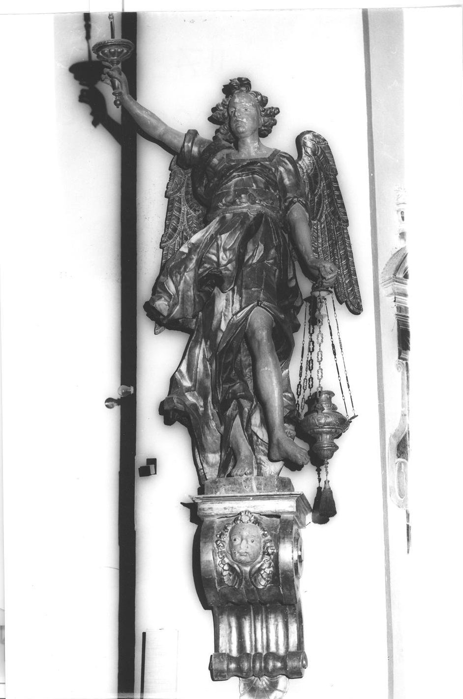 angelo (candelabro - a statua, serie) di Scaglia Leonardo, Giglioni Francesco (sec. XVII)