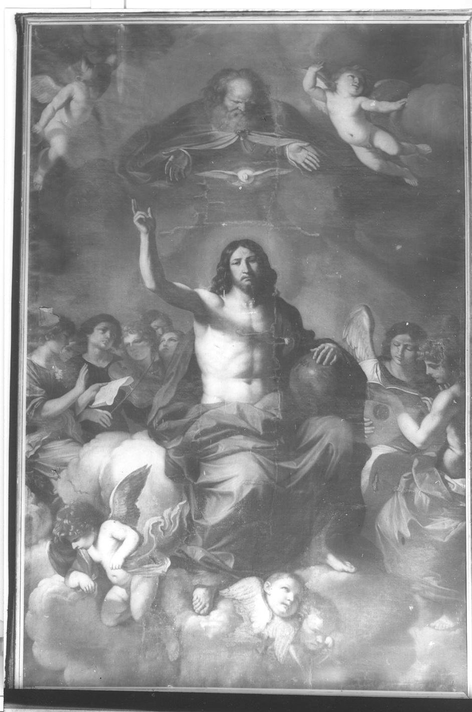 Trinità (dipinto) di Ridolfi Claudio (sec. XVII)