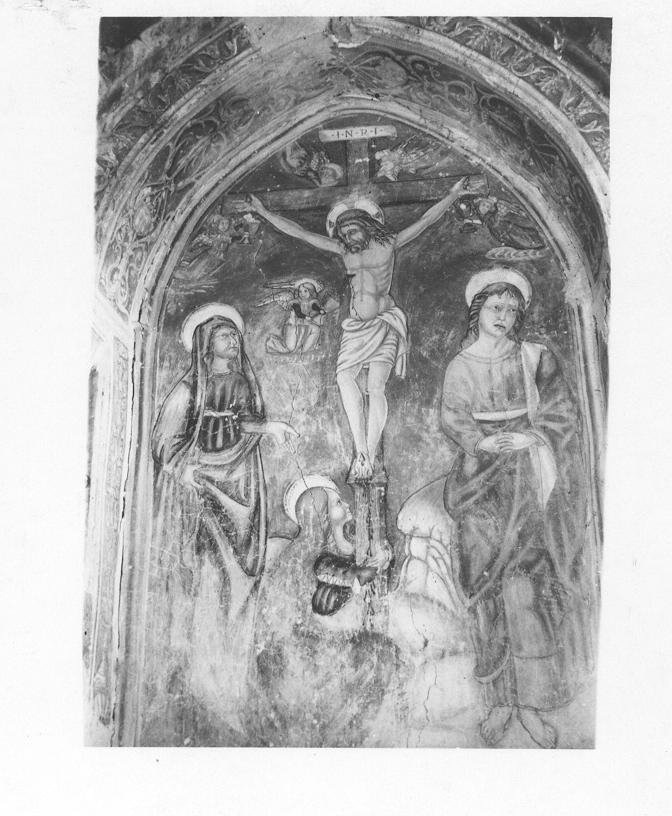 crocifissione di Cristo (dipinto) di Agabiti Pietro Paolo (attribuito) (fine sec. XV)