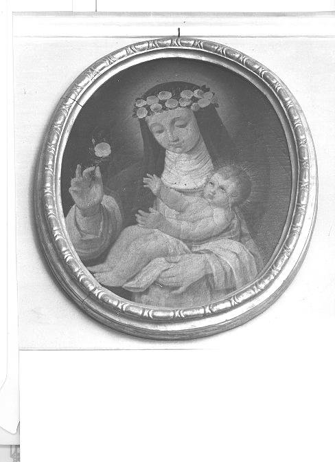 Santa Rosa da Viterbo con Gesù Bambino (dipinto, pendant) - ambito marchigiano (seconda metà sec. XVIII)