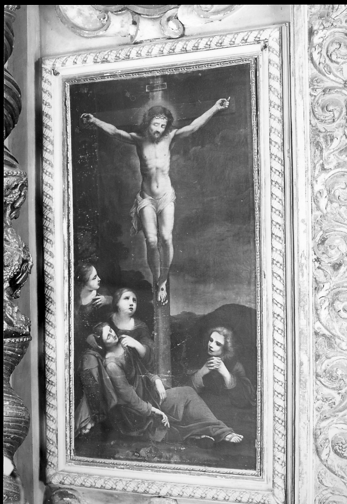 crocifissione (dipinto) - ambito marchigiano (metà sec. XVII)