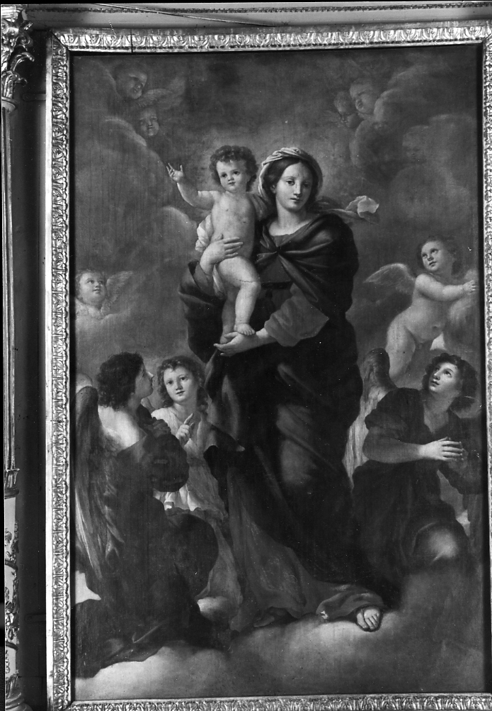 Madonna (dipinto) di Romanelli Giovan Francesco (metà sec. XVII)