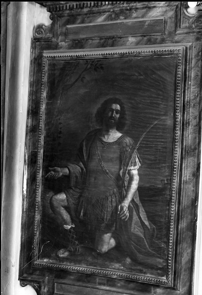Santo martire (dipinto, pendant) di Barbieri Giovan Francesco detto Guercino (bottega) (metà sec. XVII)
