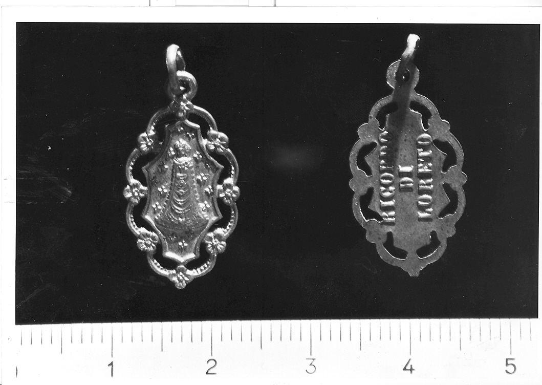 Madonna di Loreto (medaglia) - produzione marchigiana (inizio sec. XX)