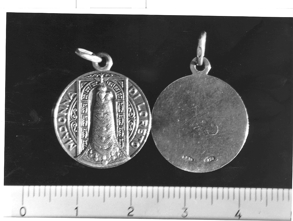 Madonna di Loreto (medaglia) - produzione marchigiana (inizio sec. XX)