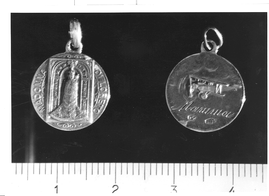 Madonna di Loreto (medaglia) - produzione marchigiana (inizio sec. XX)