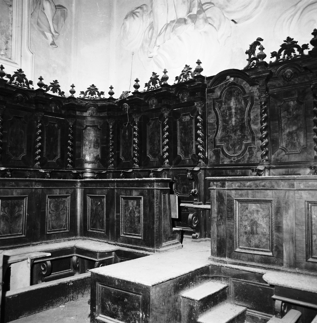 stalli del coro di Valli Domenico (attribuito) (prima metà sec. XVIII)