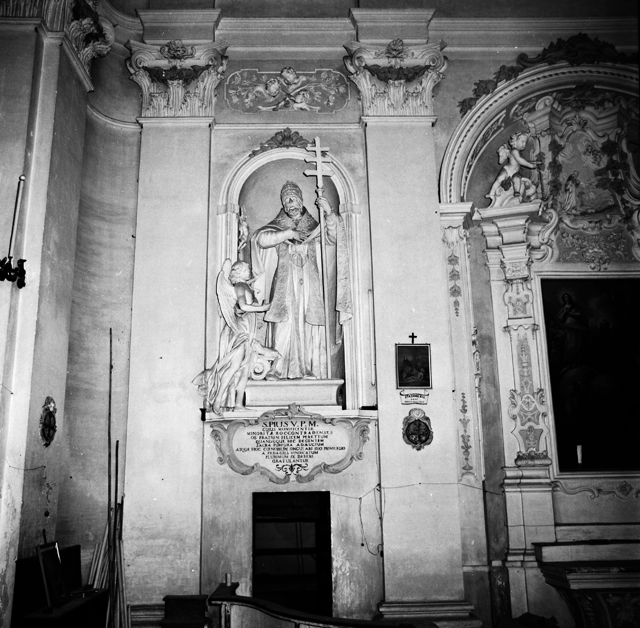 San Pio papa (statua, ciclo) di Bossi Lorenzo (sec. XVIII)