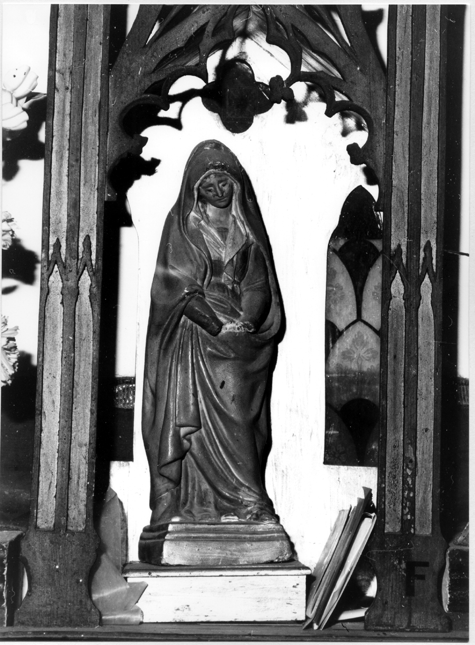 Madonna Addolorata (statuetta) - bottega marchigiana (seconda metà sec. XIX)