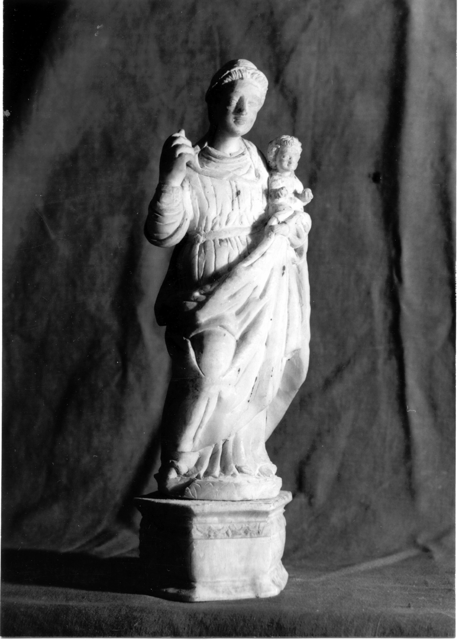 Madonna con Bambino (statuetta) - bottega italiana (sec. XVIII)