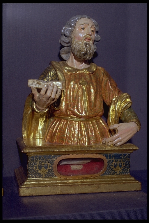 San Macario (reliquiario - a busto) - bottega siciliana (sec. XVII)