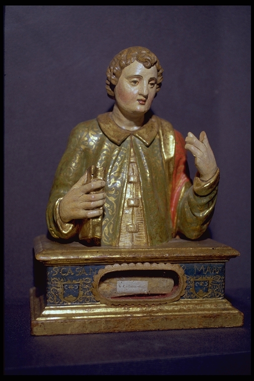 San Cassiano (reliquiario - a busto) - bottega siciliana (sec. XVII)