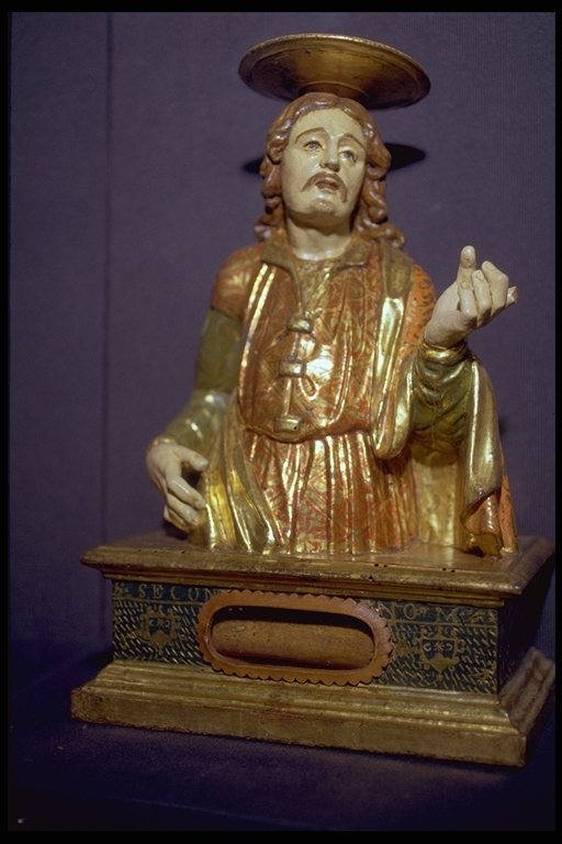 San Secondino (reliquiario - a busto) - bottega siciliana (sec. XVII)