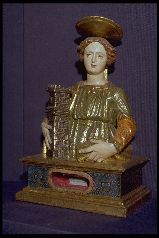 Santa Barbara (reliquiario - a busto) - bottega siciliana (sec. XVII)