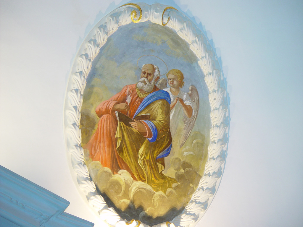 San Matteo Evangelista (dipinto, ciclo) di Barchiesi Tito (sec. XX)
